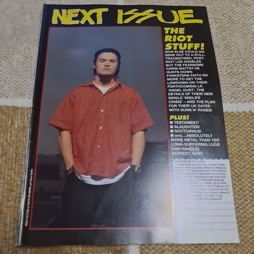 Vintage mike patton faith - faith, no